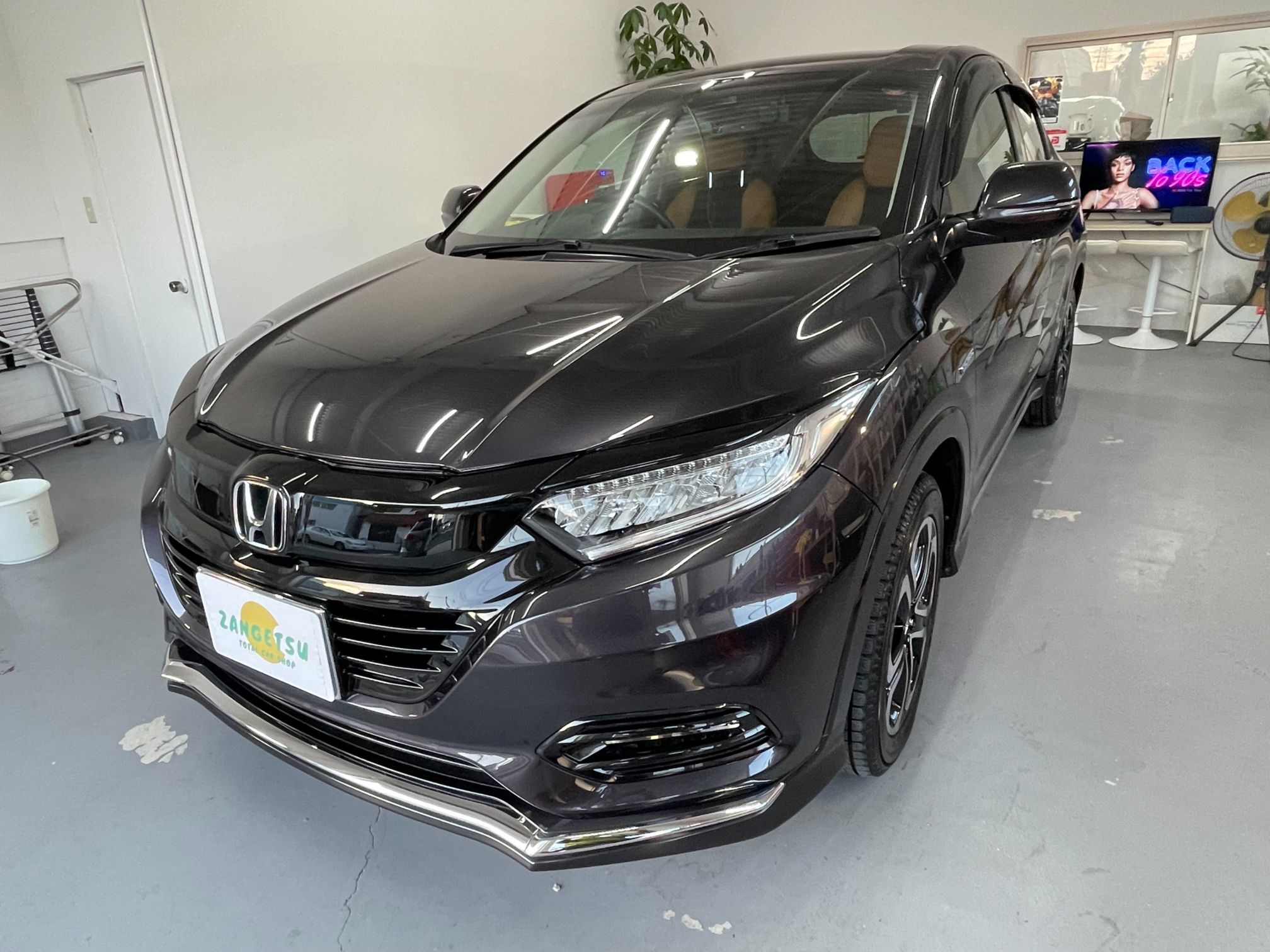 HONDAベゼルへのカーコーティング 完了写真　フロント
